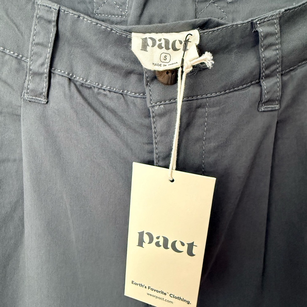 Pact Storm Boulevard Brushed Twill Wide Leg Trouser - Picture 3 of 4